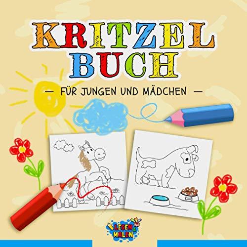 Kritzelbuch für Jungen und Mädchen: Kritzelmalbuch ab 2 Jahren / Beschäftigungsbuch für Kinder