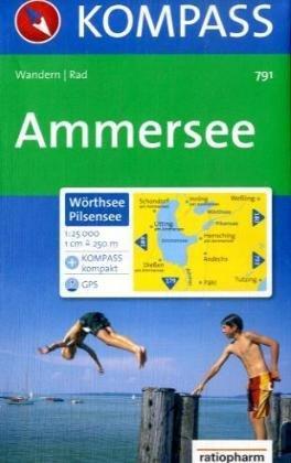 Ammersee - Wörthsee - Pilsensee: Wanderkarte mit Tourenführer und Radrouten. GPS-geeignet. 1:25000