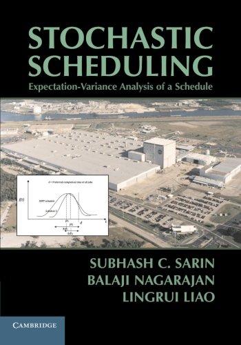 Stochastic Scheduling: Expectation-Variance Analysis Of A Schedule