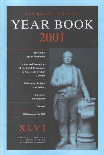 Leo Baeck Institute Yearbook, 2001