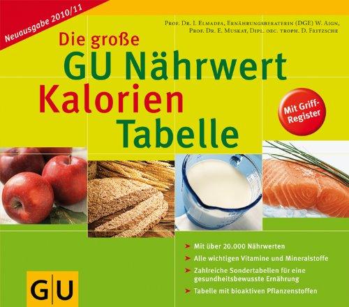 Die große GU Nährwert-Kalorien-Tabelle 2010/2011 (GU Tabellen)