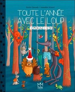 Toute l'année avec le loup : imagier des quatre saisons