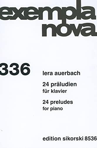 24 Präludien: für Klavier. 336. op. 41.