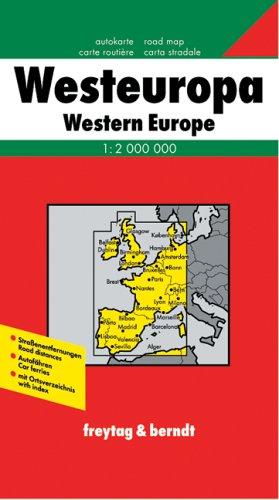 Westeuropa. Autokarte. 1 : 2 000 000.