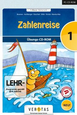 Zahlenreise - Veritas - Software: 1. Schuljahr - CD-ROM - Neubearbeitung