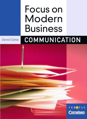 Focus on Modern Business - Commercial Correspondence: Schülerbuch