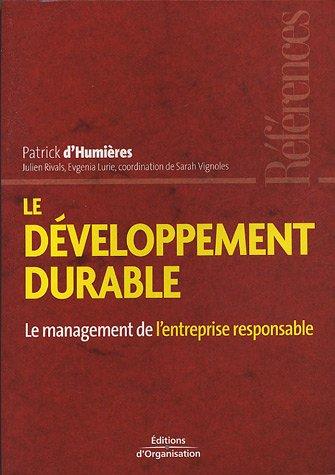 Le développement durable