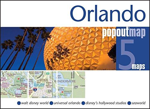 Orlando PopOut Map Double: Handy Pocket Size Pop Up Map of Orlando and Walt Disney World Resort (Popout Maps)