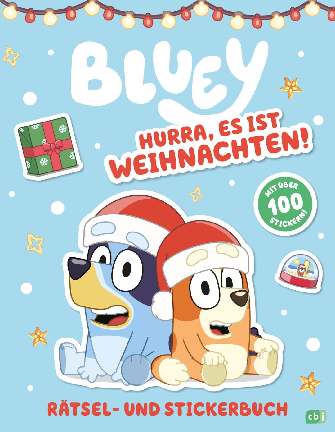 BLUEY – Hurra, es ist Weihnachten! - Rätsel- und Stickerbuch: Mit über 100 Stickern (BLUEY – Beschäftigung, Band 4)