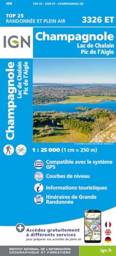 3326ET Champagnole Lac: 1:25000 (TOP 25)