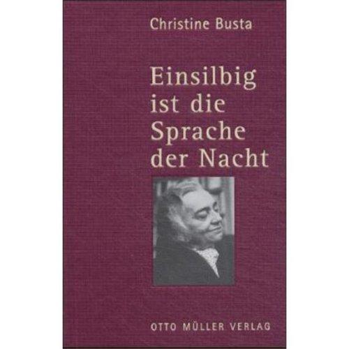 Einsilbig ist die Sprache der Nacht, m. Audio-CD