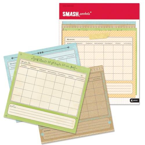 SMASH Buch Kalender Taschen (4 Stück)