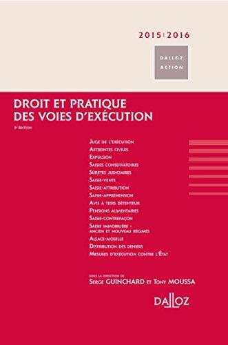 Droit et pratique des voies d'exécution : 2015-2016