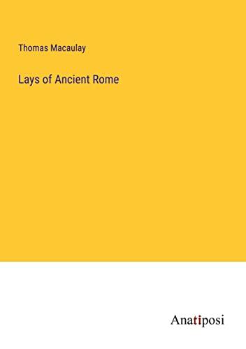 Lays of Ancient Rome