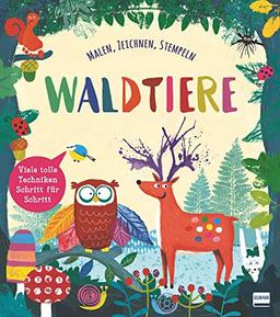 Waldtiere: Malen, Zeichnen, Stempeln