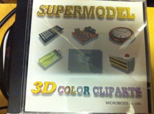 Supermodel 3D Color Cliparts