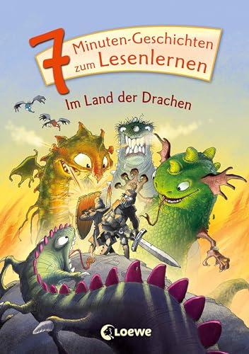 7-Minuten-Geschichten zum Lesenlernen - Im Land der Drachen: Erstlesebuch für Kinder ab 6 Jahren - Kurze Geschichten zum Vorlesen und ersten Selberlesen