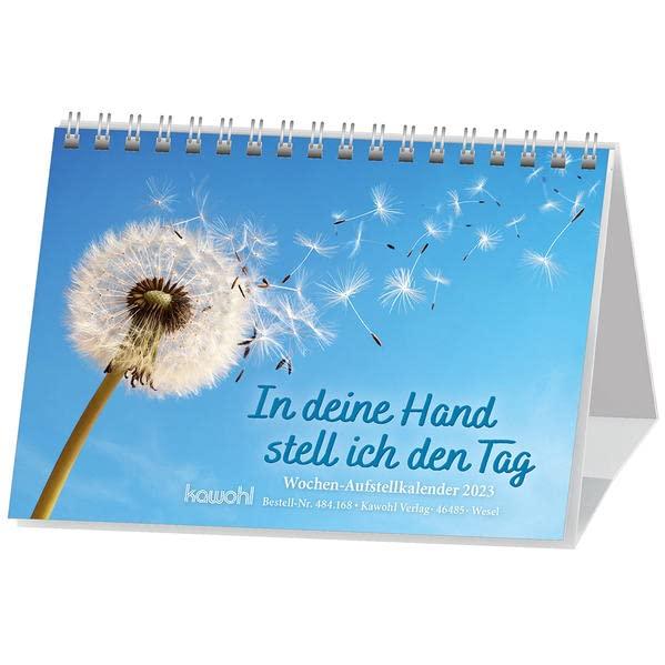 In deine Hand stell ich den Tag 2023: Wochen-Aufstellkalender