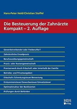 Die Besteuerung der Zahnärzte Kompakt