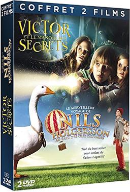 Coffret 2 films : victor et le manoir aux secrets ; le merveilleux voyage de nils holgersson au pays des oies sauvages [FR Import]