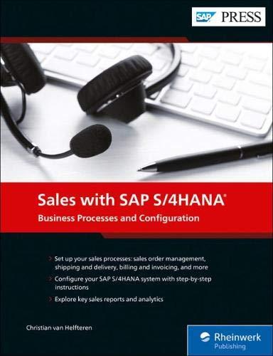 Configuring Sales in SAP S/4HANA (SAP PRESS: englisch)