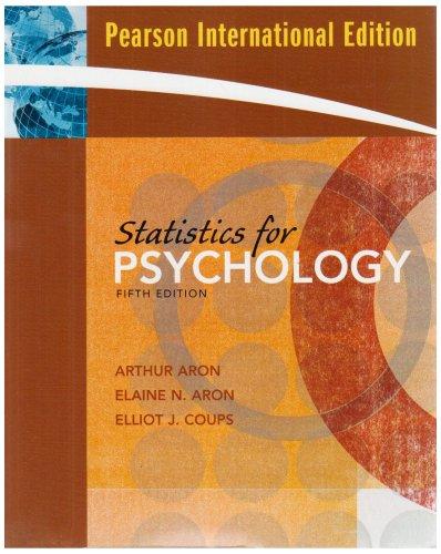 Statistics for Psychology