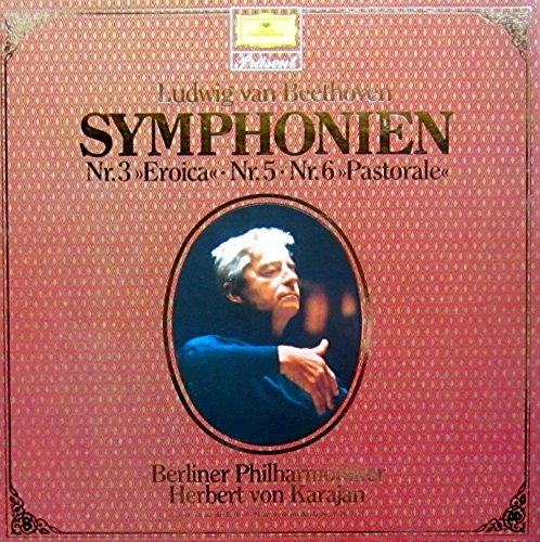 Beethoven: Symphonien Nr. 3 "Eroica", Nr. 5 & Nr. 6 "Pastorale" [Vinyl Schallplatte] [2 LP Box-Set]