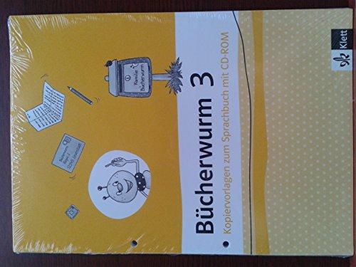 Bücherwurm Sprachbuch 3. Ausgabe Berlin, Brandenburg, Mecklenburg-Vorpommern, Sachsen, Sachsen-Anhalt, Thüringen: Kopiervorlagen mit CD-ROM Klasse 3