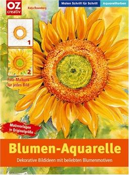 Blumen-Aquarelle: Dekorative Bildideen mit beliebten Blumenmotiven