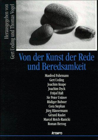 Von der Kunst der Rede und Beredsamkeit