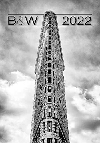 B & W Calendar - Calendars - 2021 - 2022 Wall Calendar - Photo Calendar - 12 Month Calendar by Helma