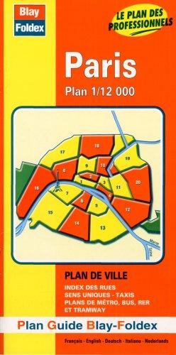 Plan de ville : Paris carte (avec un index)