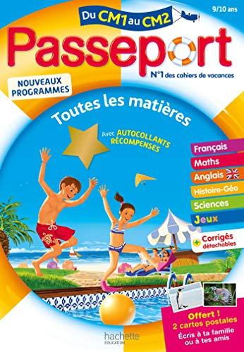 Passeport du CM1 au CM2, 9-10 ans : toutes les matières : nouveaux programmes