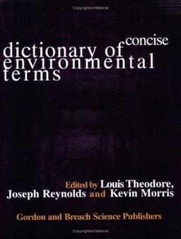 Concise Dictionary of Environmental Terms