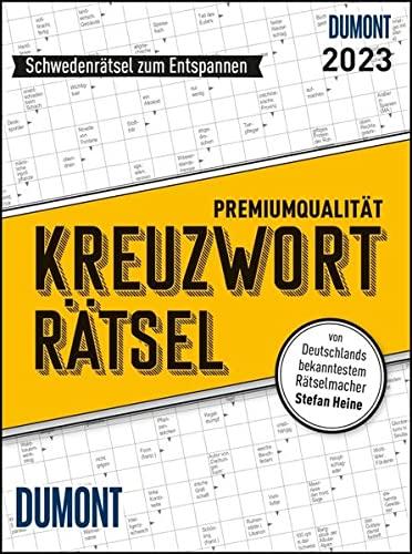 Stefan Heine Kreuzworträtsel 2023 Tagesabreißkalender - 11,8x15,9 - Rätselkalender - Knobelkalender - Tischkalender