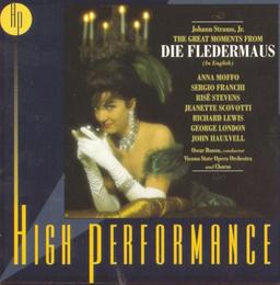 High Performance - Die Fledermaus (Great Moments From) (englisch ) (Aufnahme Wien 1963)