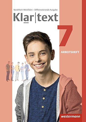 Klartext - Differenzierende Ausgabe 2014 für Nordrhein-Westfalen: Arbeitsheft 7