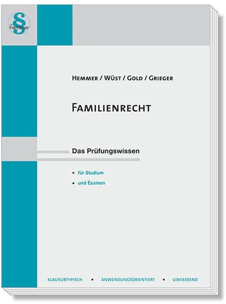 Familienrecht: Das Prüfungswissen für Studium und Examen (Skripten)