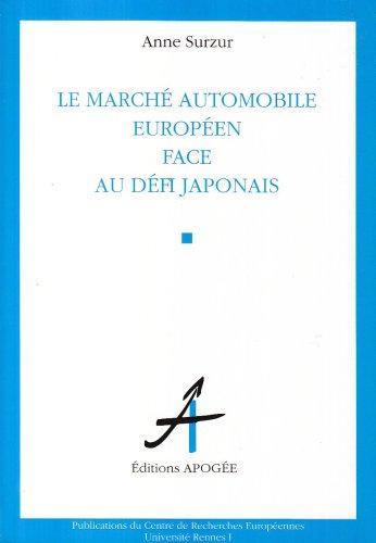 Le marché automobile européen face au défi japonais