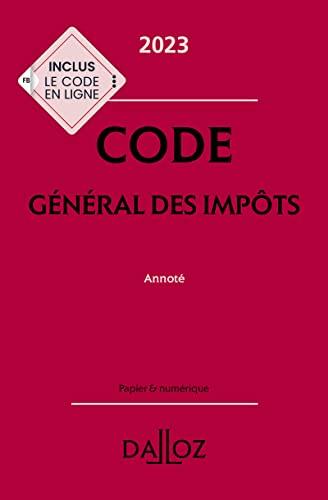 Code général des impôts 2023 : annoté