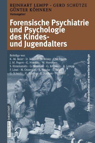 Forensische Psychiatrie Und Psychologie Des Kindes - Und Jugendalters