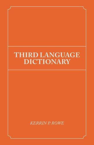 Third Language Dictionary