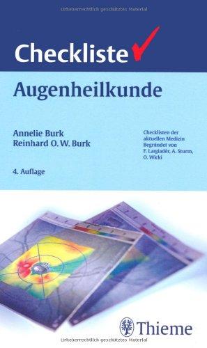 Checkliste Augenheilkunde