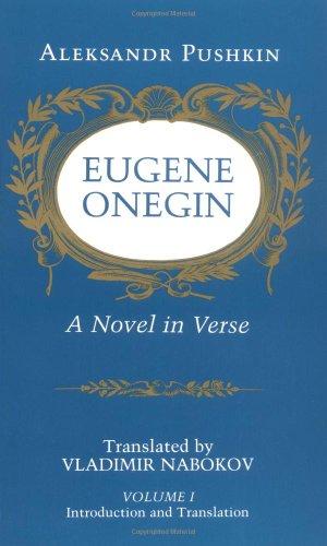 Eugene Onegin: A Novel in Verse: Text: 1 (Princeton/Bollingen Paperbacks)