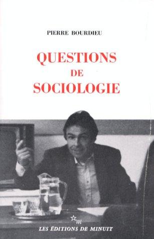 Questions de sociologie