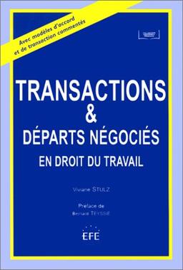 Transactions et départs négociés en droit du travail (Hcoll Efe)