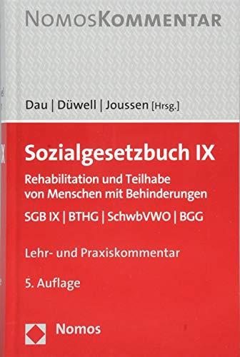 Sozialgesetzbuch IX: Rehabilitation und Teilhabe von Menschen mit Behinderungen. SGB IX | BTHG | SchwbVWO | BGG