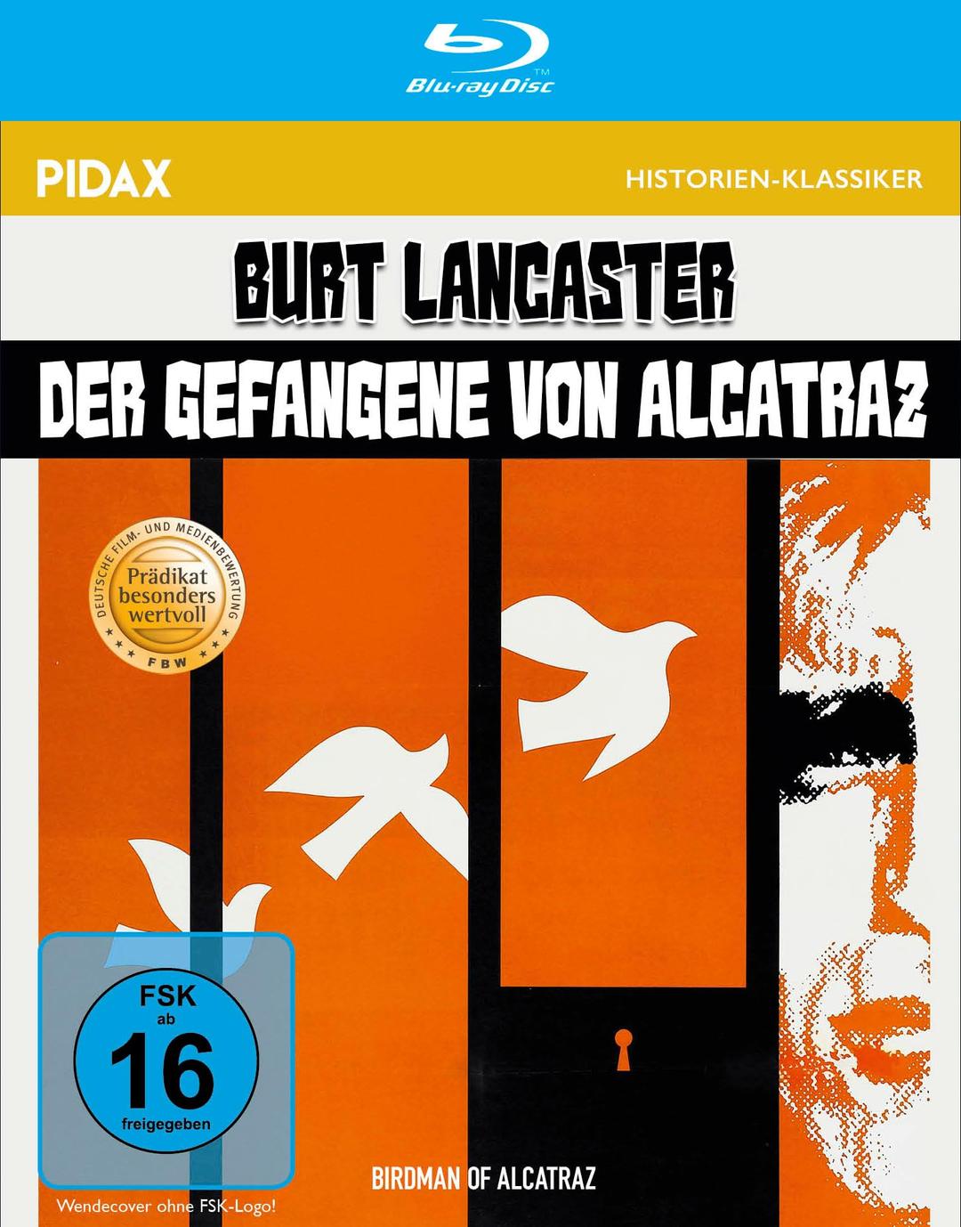 Der Gefangene von Alcatraz (Birdman of Alcatraz) / Mit dem Prädikat BESONDERS WERTVOLL ausgezeichneter Kultfilm mit Starbesetzung (Pidax Historien-Klassiker) [Blu-ray]