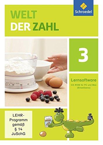 Welt der Zahl - Ausgabe 2015 Lernsoftware: Lernsoftware 3 auf CD-ROM