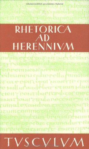 Rhetorica ad Herennium (Sammlung Tusculum)